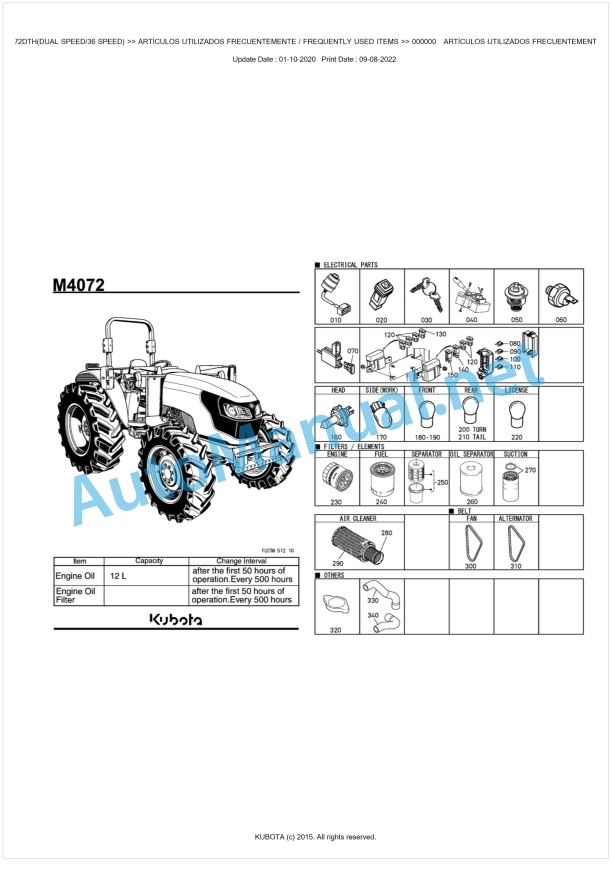 Kubota M4072 Parts Manual PDF BKIDK5287 1 Kubota M4072 Parts Manual PDF BKIDK5287