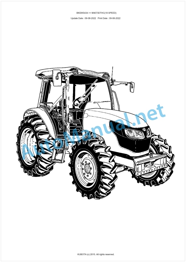 Kubota M4073 Parts Manual PDF BKIDK5434 1 Kubota M4073 Parts Manual PDF BKIDK5434