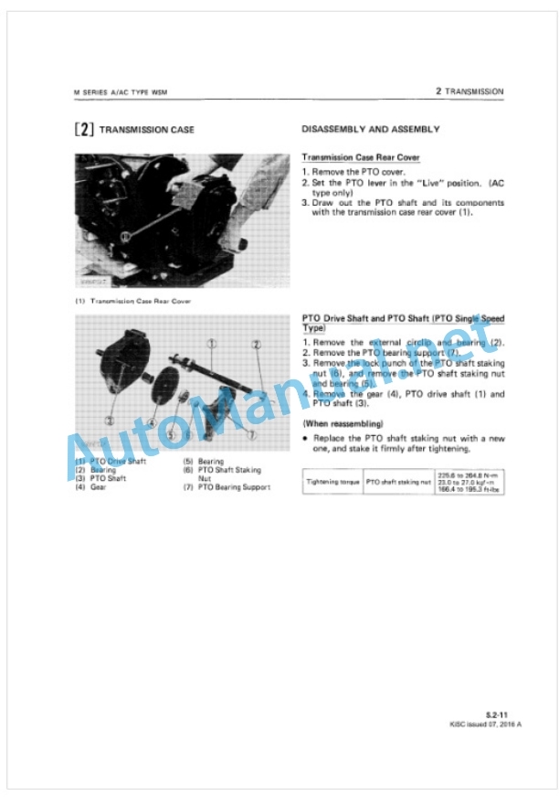 Kubota M4500(A-AC), M5500(A-AC), M7500(A-AC) Tractor Workshop Manual PDF-4