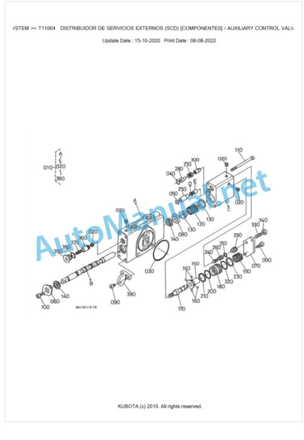 Kubota M4700DT, M5400DT Parts Manual PDF BKIDK0108 5 Kubota M4700DT, M5400DT Parts Manual PDF BKIDK0108-5