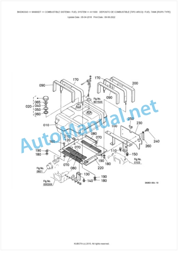 Kubota M4900DT, M5700DT Parts Manual PDF BKIDK0343 2 Kubota M4900DT, M5700DT Parts Manual PDF BKIDK0343-2