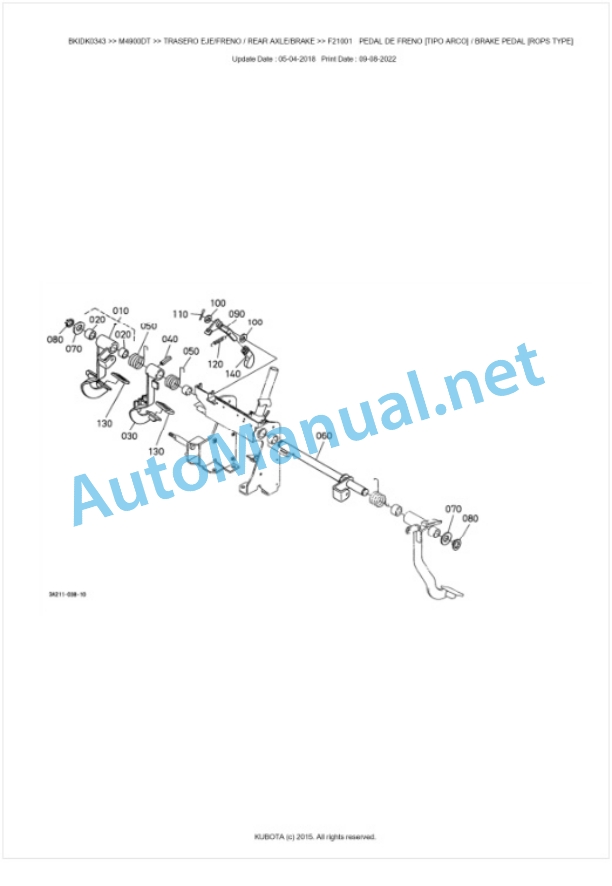 Kubota M4900DT, M5700DT Parts Manual PDF BKIDK0343 4 Kubota M4900DT, M5700DT Parts Manual PDF BKIDK0343-4