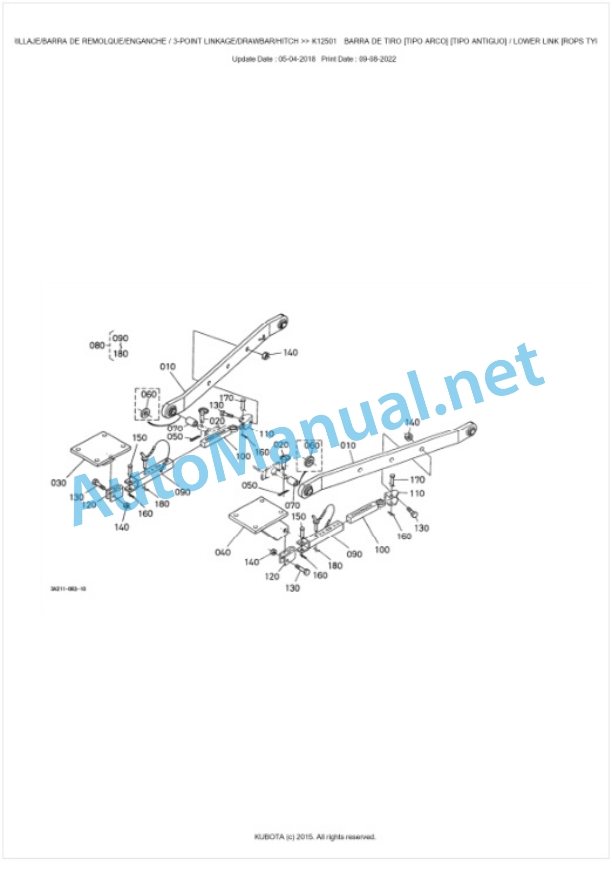 Kubota M4900DT, M5700DT Parts Manual PDF BKIDK0343 5 Kubota M4900DT, M5700DT Parts Manual PDF BKIDK0343-5