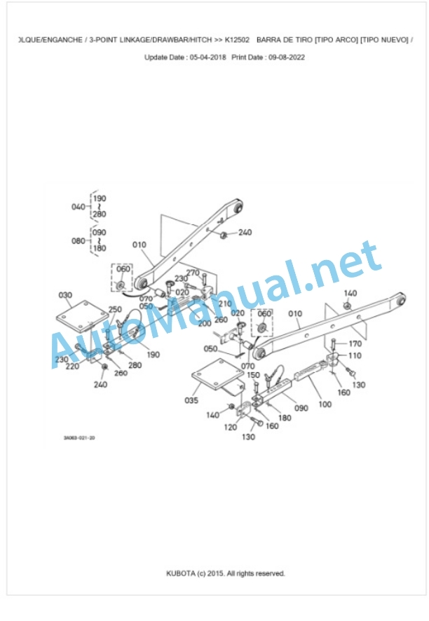 Kubota M4900DT, M5700DT Parts Manual PDF BKIDK0345 5 Kubota M4900DT, M5700DT Parts Manual PDF BKIDK0345-5