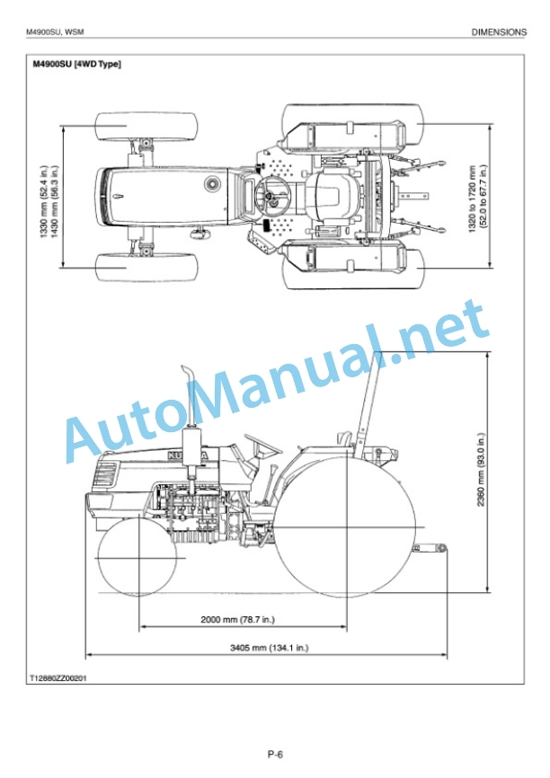 Kubota M4900SU Supplement Tractor Workshop Manual PDF 2 Kubota M4900SU Supplement Tractor Workshop Manual PDF-2