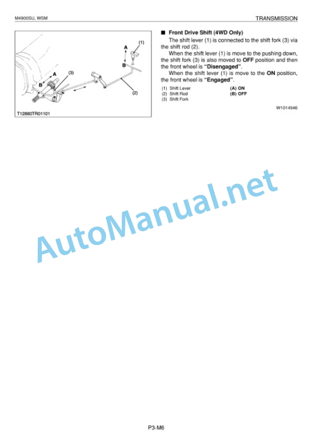 Kubota M4900SU Supplement Tractor Workshop Manual PDF 4 Kubota M4900SU Supplement Tractor Workshop Manual PDF-4