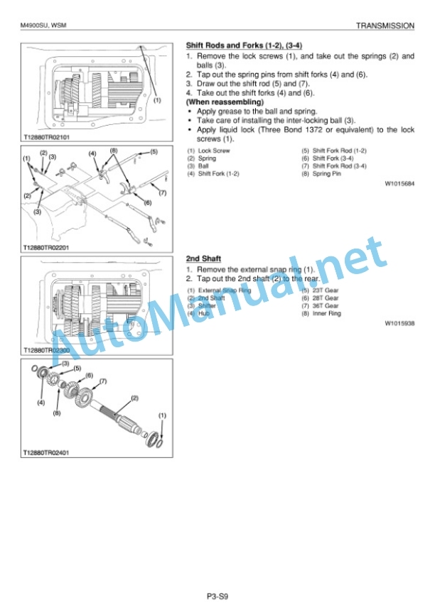 Kubota M4900SU Supplement Tractor Workshop Manual PDF 5 Kubota M4900SU Supplement Tractor Workshop Manual PDF-5