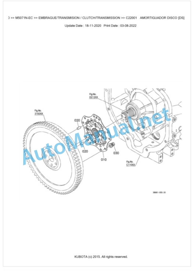 Kubota M5071 Parts Manual PDF BKIDK5200 3 Kubota M5071 Parts Manual PDF BKIDK5200-3