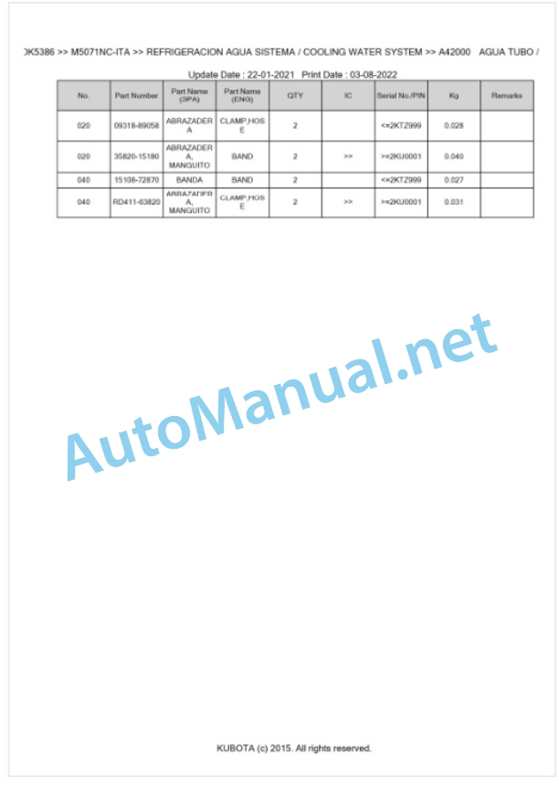 Kubota M5071NC Parts Manual PDF BKIDK5386 2 Kubota M5071NC Parts Manual PDF BKIDK5386-2