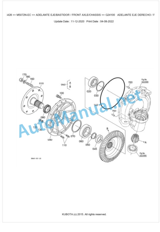 Kubota M5072N Parts Manual PDF BKIDK5428 4 Kubota M5072N Parts Manual PDF BKIDK5428-4