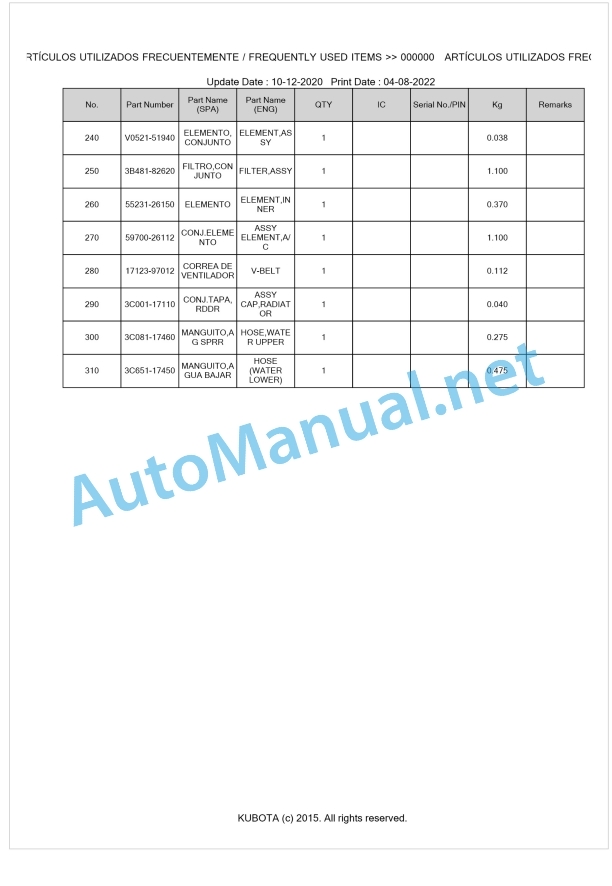 Kubota M5072N Parts Manual PDF BKIDK5429 1 Kubota M5072N Parts Manual PDF BKIDK5429