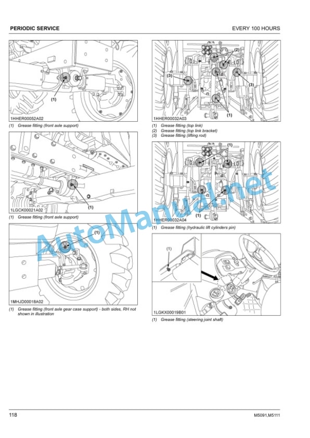 Kubota M5091, M5111 Tractor Operators Manual PDF 5 Kubota M5091, M5111 Tractor Operators Manual PDF - Image 5