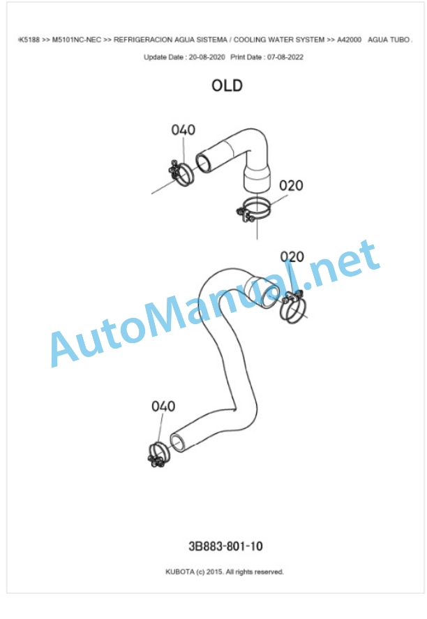 Kubota M5091NC, M5101NC Parts Manual PDF BKIDK5188 2 Kubota M5091NC, M5101NC Parts Manual PDF BKIDK5188-2