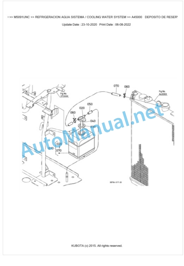 Kubota M5091UNC Parts Manual PDF BKIDK5239 2 Kubota M5091UNC Parts Manual PDF BKIDK5239-2