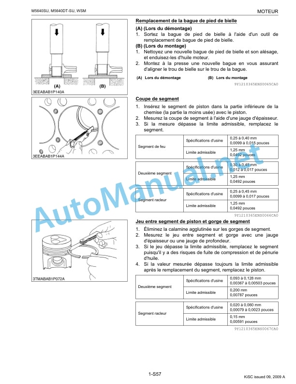 Kubota M5640SU Tractor Workshop Manual PDF FR 3 Kubota M5640SU Tractor Workshop Manual PDF FR - Image 3