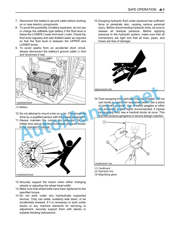 Kubota M6040, M7040, M8540, M9540 Tractor Operators Manual PDF-2