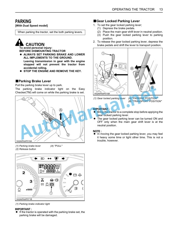 Kubota M6040, M7040, M8540, M9540 Tractor Operators Manual PDF-4