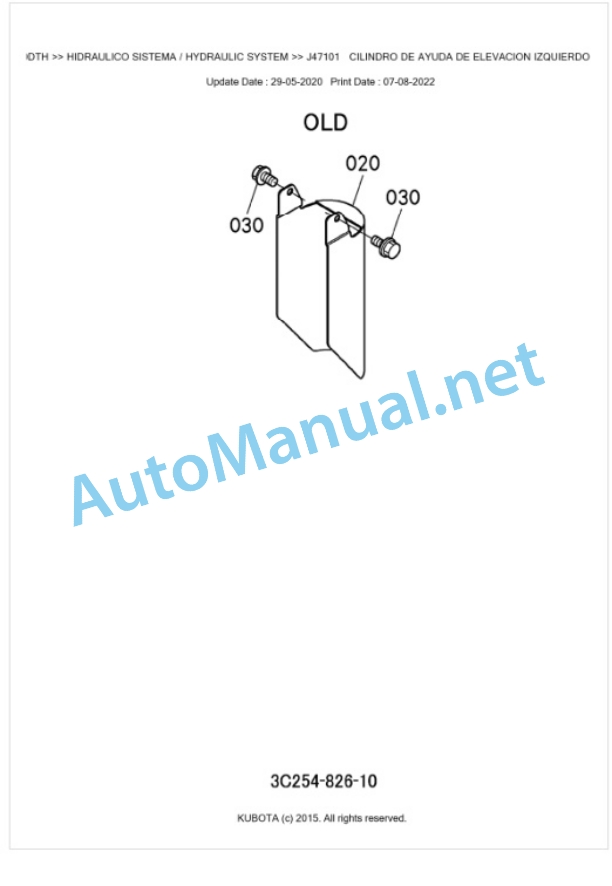 Kubota M6040, M7040 Parts Manual PDF BKIDK0662 5 Kubota M6040, M7040 Parts Manual PDF BKIDK0662-5