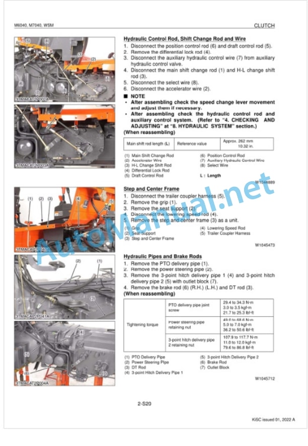 Kubota M6040, M7040 Tractor Workshop Manual PDF 3 Kubota M6040, M7040 Tractor Workshop Manual PDF-3