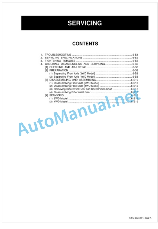 Kubota M6040, M7040 Tractor Workshop Manual PDF 4 Kubota M6040, M7040 Tractor Workshop Manual PDF-4