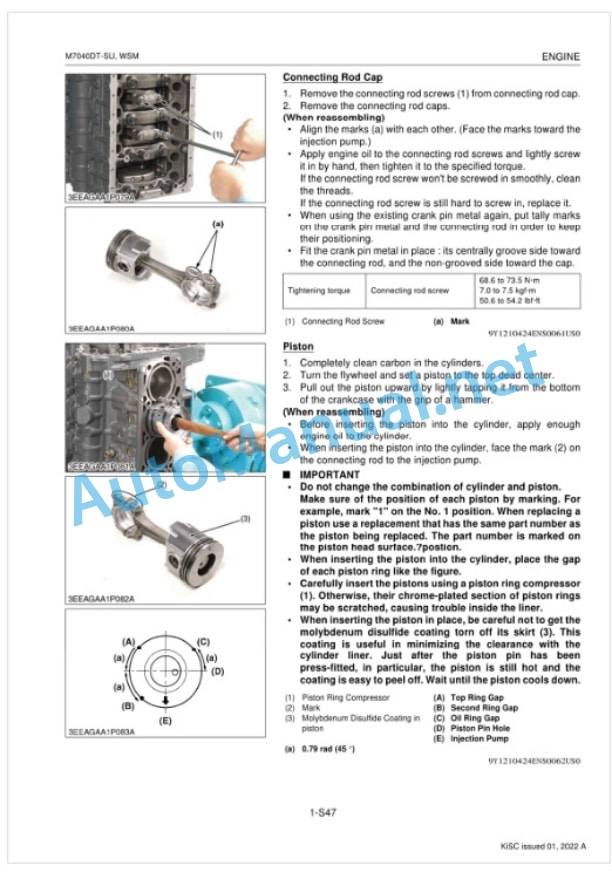 Kubota M7040 DT-SU Tractor Workshop Manual PDF-3