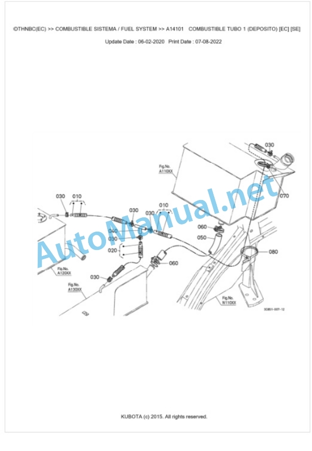 Kubota M7040DTHNBC Parts Manual PDF BKIDK0675 2 Kubota M7040DTHNBC Parts Manual PDF BKIDK0675-2