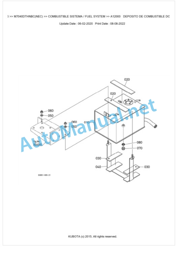 Kubota M7040DTHNBC Parts Manual PDF BKIDK0676 2 Kubota M7040DTHNBC Parts Manual PDF BKIDK0676-2