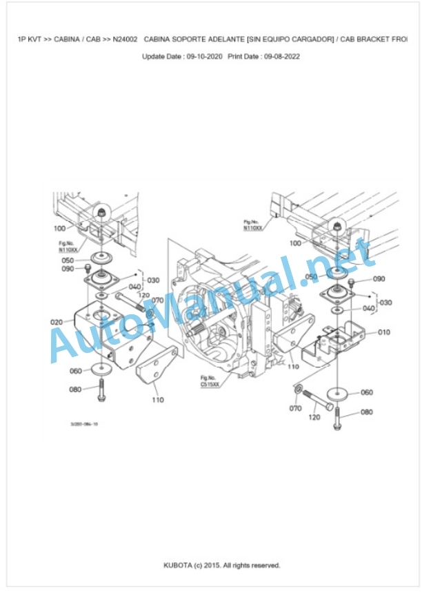 Kubota M7131, M7151, M7171 Parts Manual PDF BKIDK5135 5 Kubota M7131, M7151, M7171 Parts Manual PDF BKIDK5135-5
