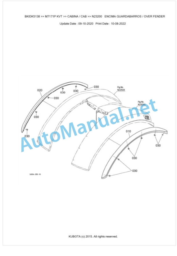 Kubota M7131, M7151, M7171 Parts Manual PDF BKIDK5138 5 Kubota M7131, M7151, M7171 Parts Manual PDF BKIDK5138-5