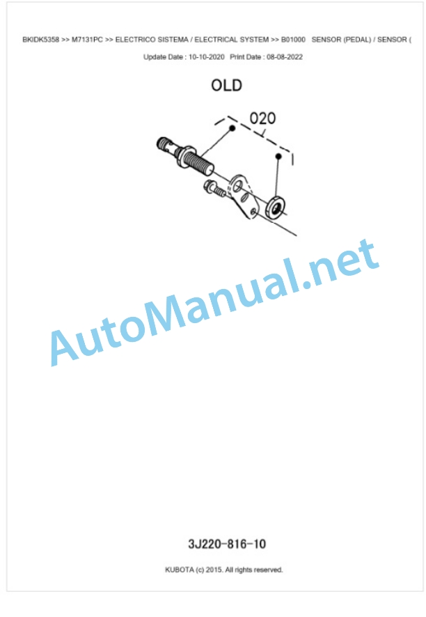 Kubota M7131, M7151, M7171 Parts Manual PDF BKIDK5358 2 Kubota M7131, M7151, M7171 Parts Manual PDF BKIDK5358-2
