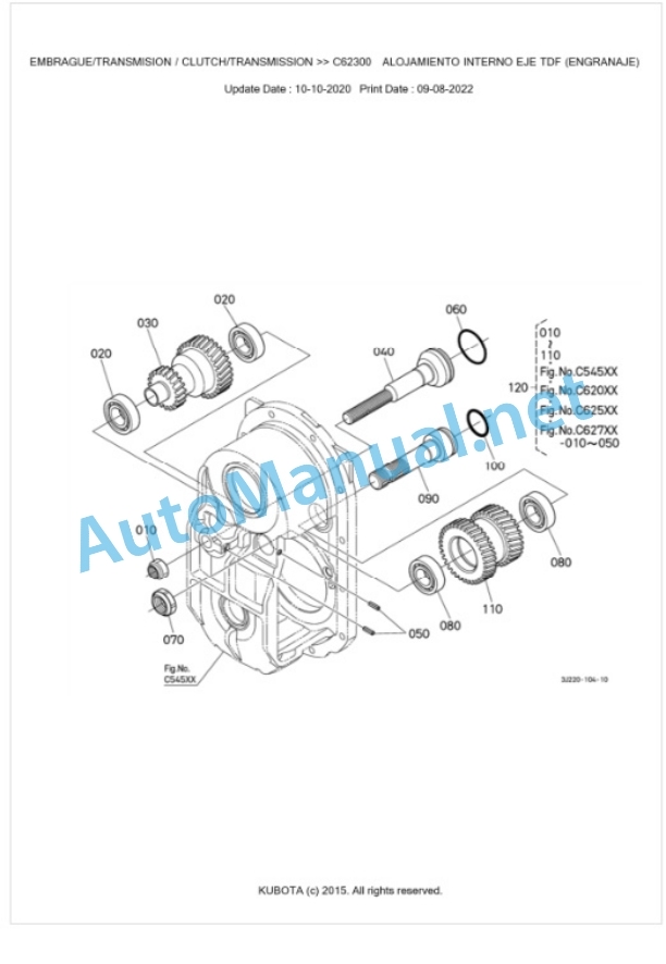 Kubota M7131, M7151, M7171 Parts Manual PDF BKIDK5361 3 Kubota M7131, M7151, M7171 Parts Manual PDF BKIDK5361-3