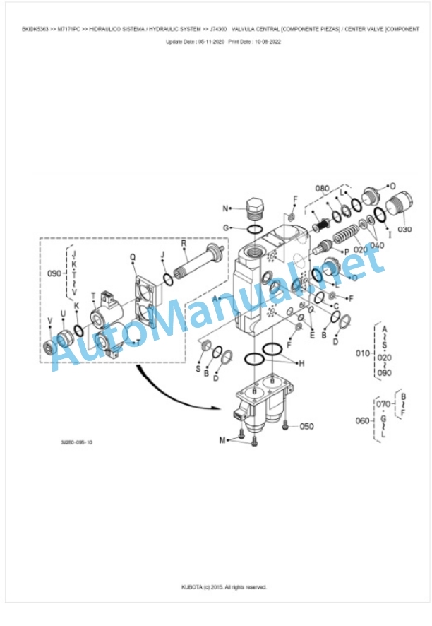 Kubota M7131, M7151, M7171 Parts Manual PDF BKIDK5363 4 Kubota M7131, M7151, M7171 Parts Manual PDF BKIDK5363-4