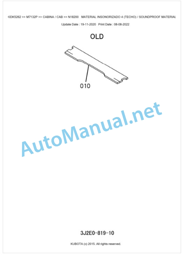 Kubota M7132P Parts Manual PDF BKIDK5262 5 Kubota M7132P Parts Manual PDF BKIDK5262-5