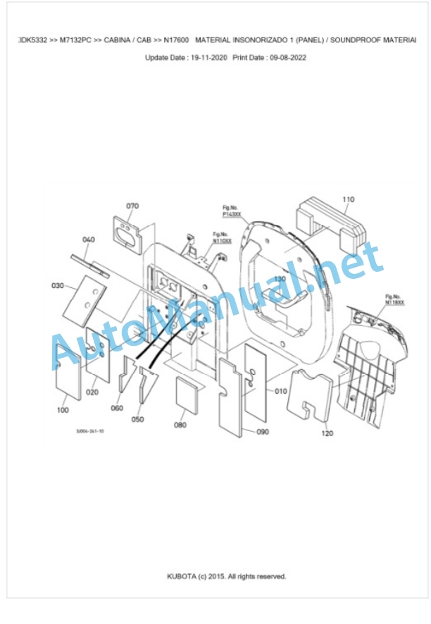 Kubota M7132PC Parts Manual PDF BKIDK5332 5 Kubota M7132PC Parts Manual PDF BKIDK5332-5