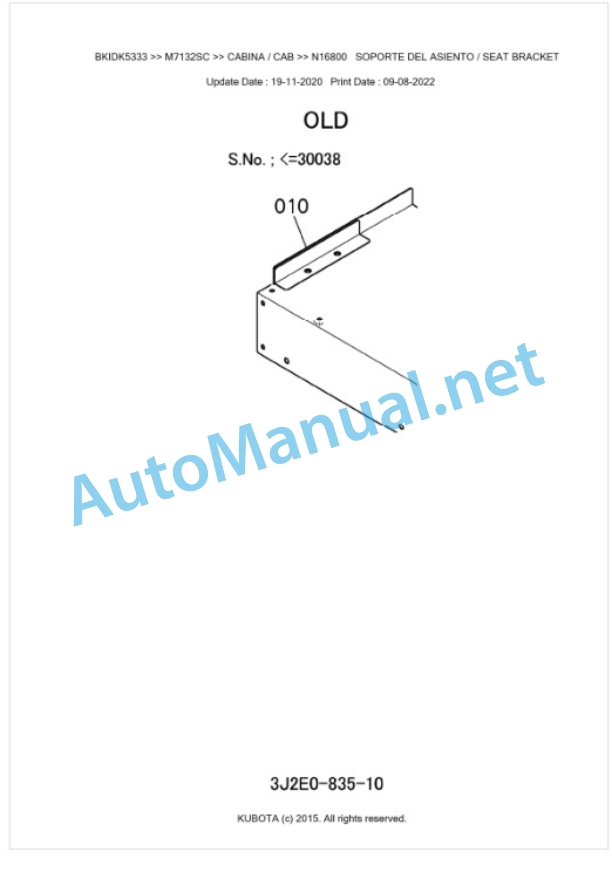Kubota M7132SC Parts Manual PDF BKIDK5333 5 Kubota M7132SC Parts Manual PDF BKIDK5333-5