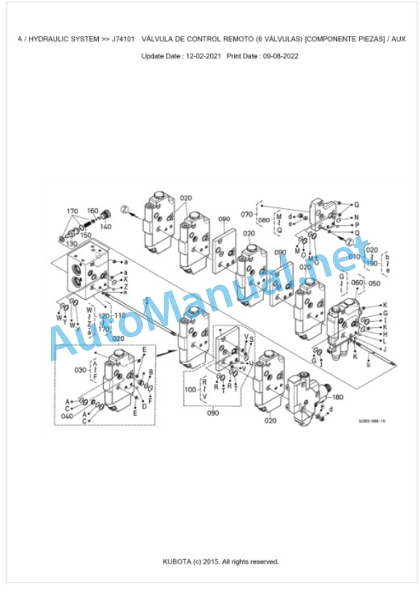 Kubota M7133, M7153, M7173 Parts Manual PDF BKIDK5393 4 Kubota M7133, M7153, M7173 Parts Manual PDF BKIDK5393-4