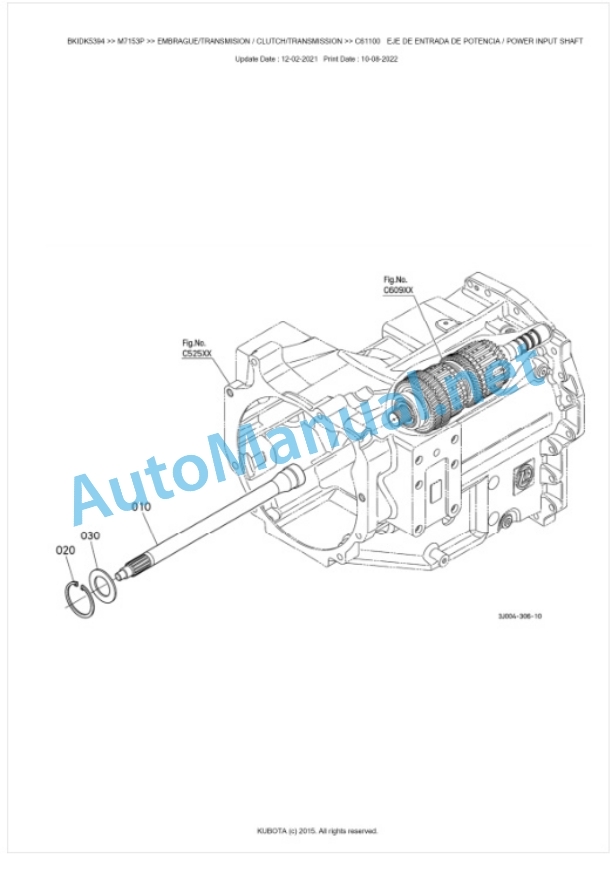 Kubota M7133, M7153, M7173 Parts Manual PDF BKIDK5394 3 Kubota M7133, M7153, M7173 Parts Manual PDF BKIDK5394-3