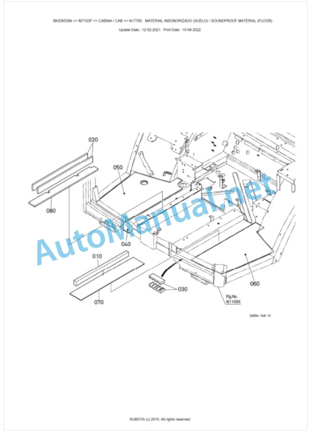 Kubota M7133, M7153, M7173 Parts Manual PDF BKIDK5394 5 Kubota M7133, M7153, M7173 Parts Manual PDF BKIDK5394-5