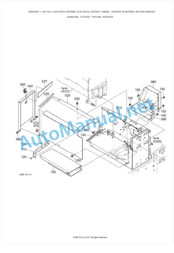 Kubota M7133, M7153, M7173 Parts Manual PDF BKIDK5401 2 Kubota M7133, M7153, M7173 Parts Manual PDF BKIDK5401-2