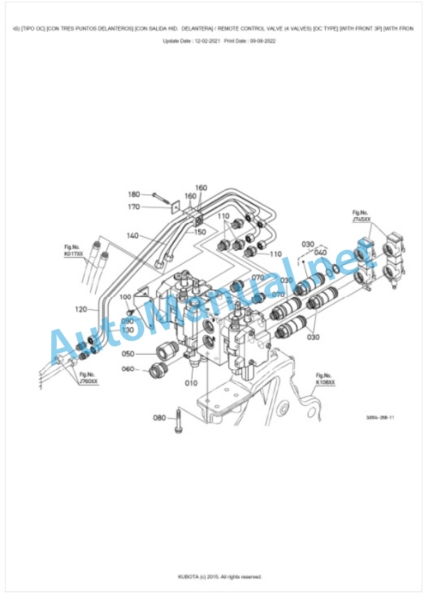 Kubota M7133, M7153, M7173 Parts Manual PDF BKIDK5401 4 Kubota M7133, M7153, M7173 Parts Manual PDF BKIDK5401-4