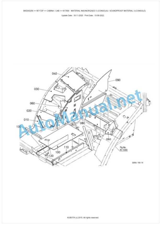 Kubota M7172P Parts Manual PDF BKIDK5256 5 Kubota M7172P Parts Manual PDF BKIDK5256-5