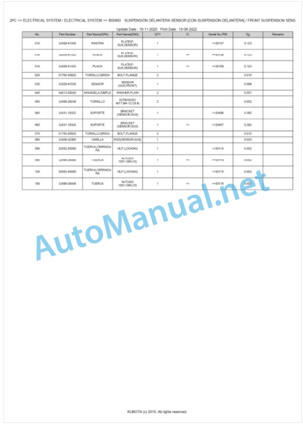 Kubota M7172PC Parts Manual PDF BKIDK5330 2 Kubota M7172PC Parts Manual PDF BKIDK5330-2