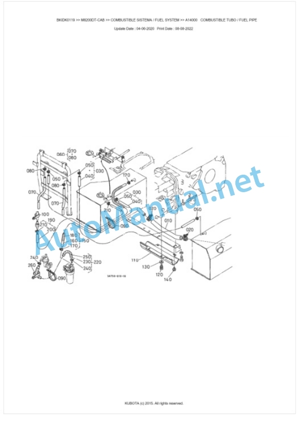 Kubota M8200, M9000 Parts Manual PDF BKIDK0119 2 Kubota M8200, M9000 Parts Manual PDF BKIDK0119-2