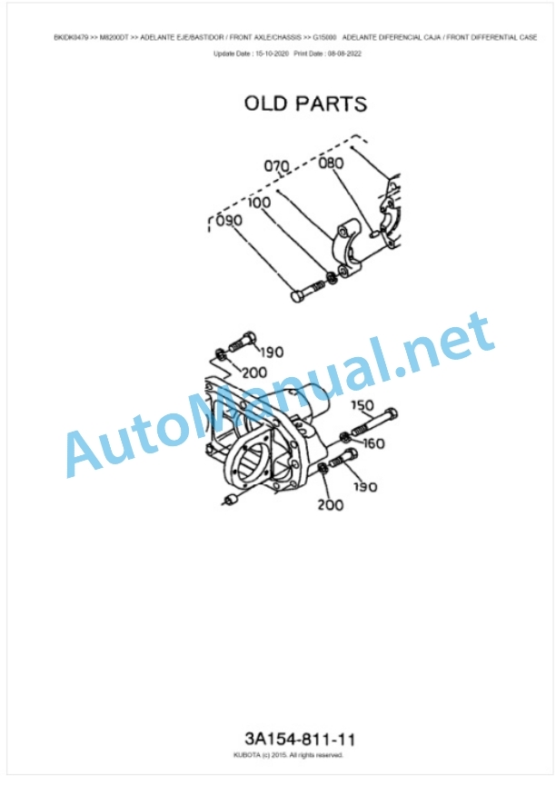 Kubota M8200, M9000 Parts Manual PDF BKIDK0479 4 Kubota M8200, M9000 Parts Manual PDF BKIDK0479-4
