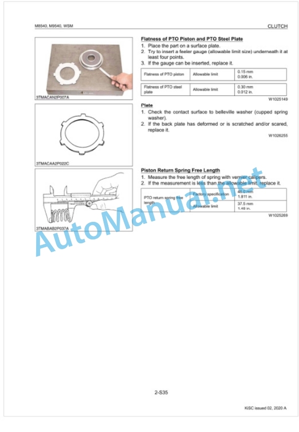 Kubota M8540, M9540 Tractor Workshop Manual PDF 3 Kubota M8540, M9540 Tractor Workshop Manual PDF-3