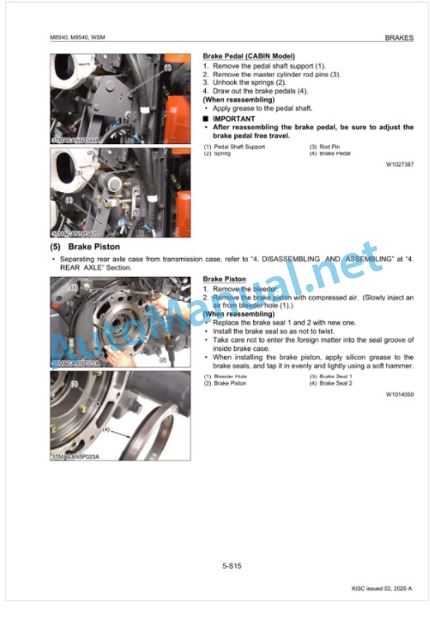 Kubota M8540, M9540 Tractor Workshop Manual PDF 4 Kubota M8540, M9540 Tractor Workshop Manual PDF-4