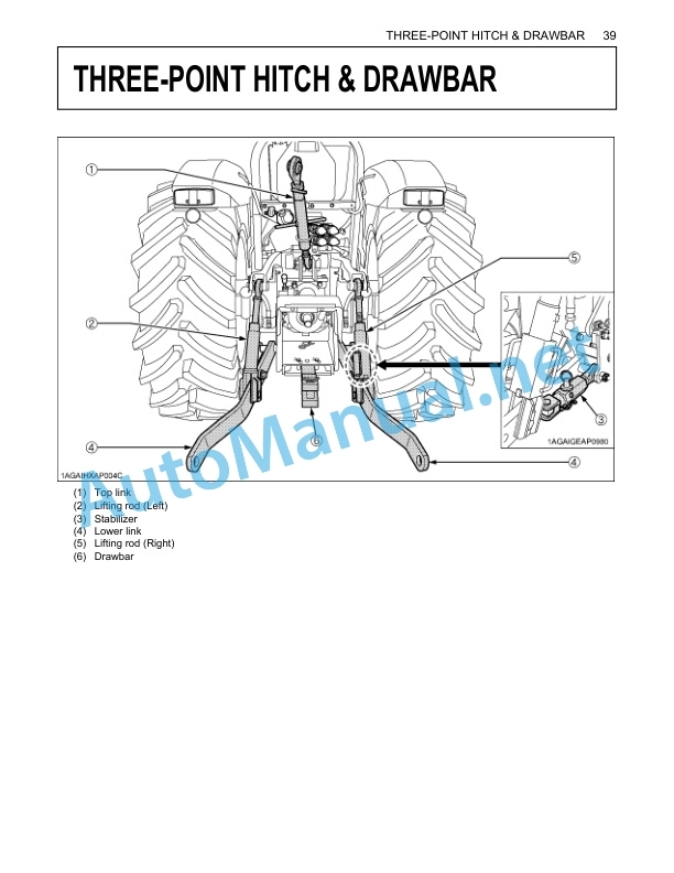 Kubota M8540 Narrow Tractor Operators Manual PDF 4 Kubota M8540 Narrow Tractor Operators Manual PDF - Image 4