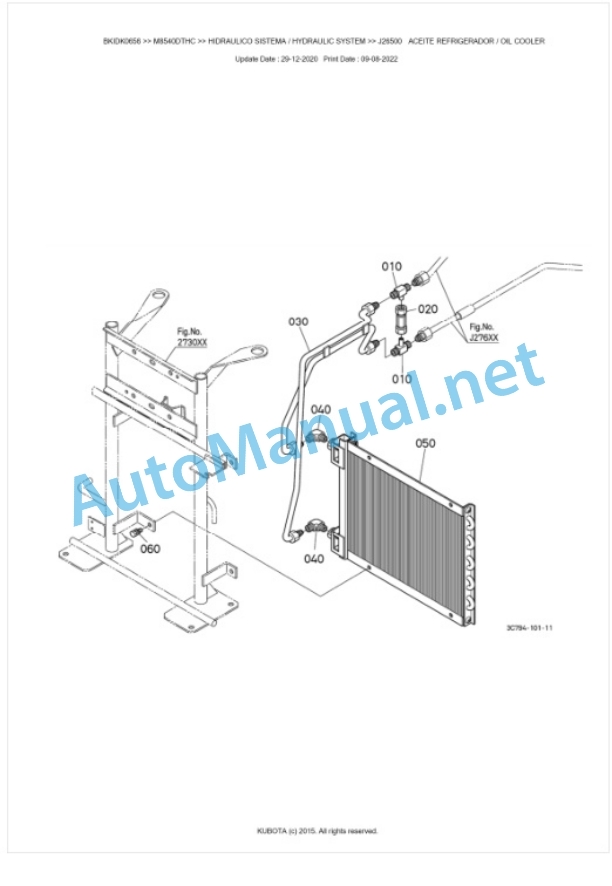 Kubota M8540C, M9540C Parts Manual PDF BKIDK0656 4 Kubota M8540C, M9540C Parts Manual PDF BKIDK0656-4
