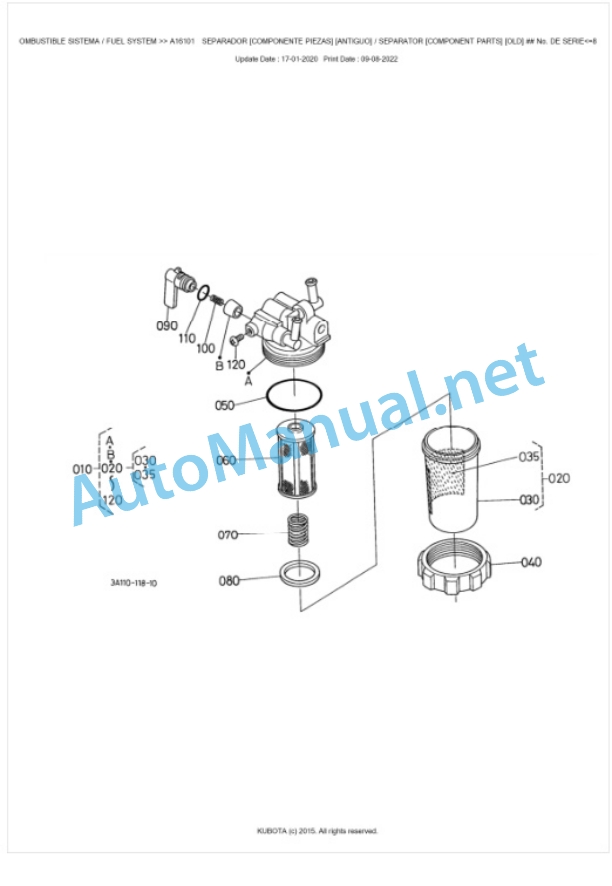 Kubota M8540DTHNB Parts Manual PDF BKIDK0671 2 Kubota M8540DTHNB Parts Manual PDF BKIDK0671-2