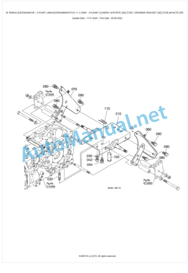 Kubota M8540DTHNB Parts Manual PDF BKIDK0672 5 Kubota M8540DTHNB Parts Manual PDF BKIDK0672-5